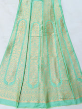 Load image into Gallery viewer, Green Handwoven Pure Kataan Silk Banarasi Lehenga
