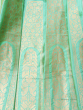 Load image into Gallery viewer, Green Handwoven Pure Kataan Silk Banarasi Lehenga
