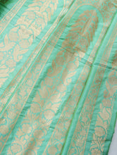 Load image into Gallery viewer, Green Handwoven Pure Kataan Silk Banarasi Lehenga
