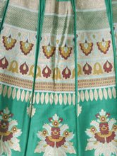 Load image into Gallery viewer, Green Handwoven Pure Silk Banarasi Lehenga
