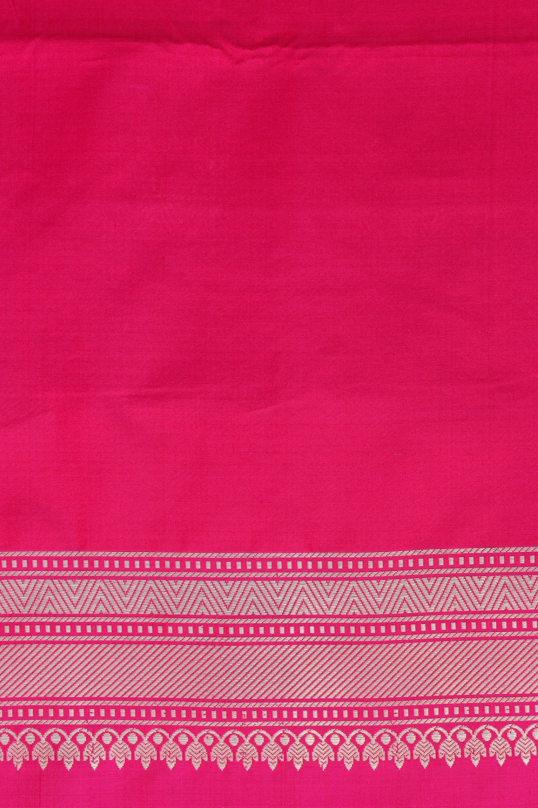 Pink Handwoven Pure Kataan Silk Kadhua Jangla Banarasi Saree