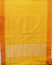 Load image into Gallery viewer, Yellow Handwoven Pure Kataan Silk Banarasi Saree
