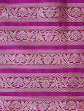 Load image into Gallery viewer, Purple Handwoven Pure Kataan Silk Banarasi Lehenga
