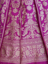 Load image into Gallery viewer, Purple Handwoven Pure Kataan Silk Banarasi Lehenga
