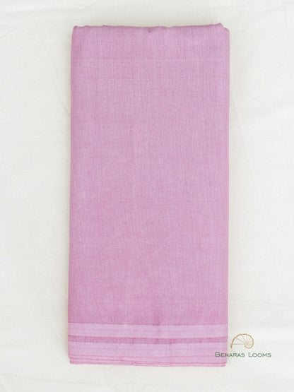 Pink Handwoven Banarasi Suit Set