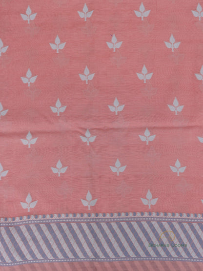 Peach Banarasi Suit Set