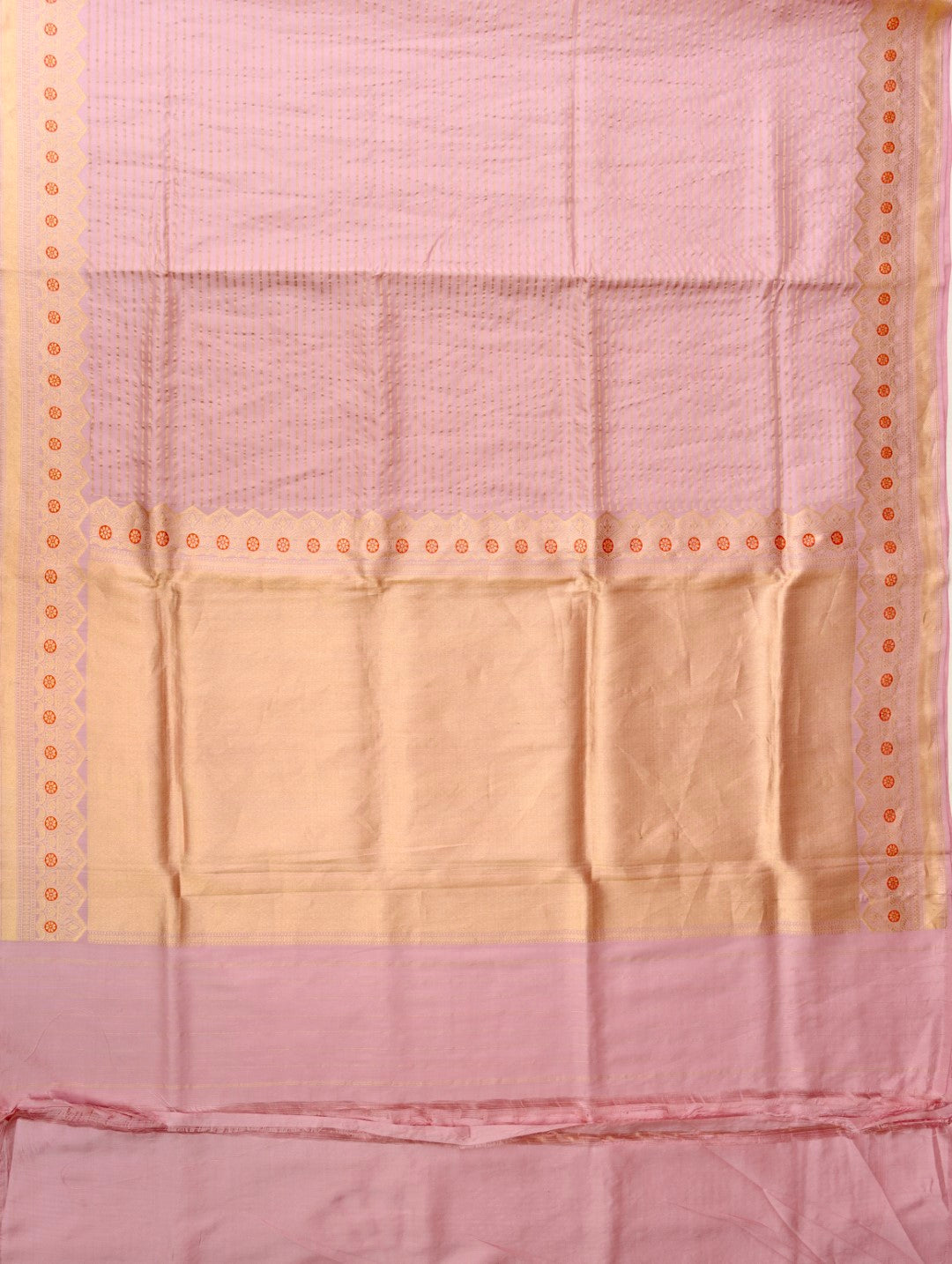 Pink Handwoven Pure Kataan Silk Banarasi Saree
