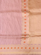 Load image into Gallery viewer, Pink Handwoven Pure Kataan Silk Banarasi Saree
