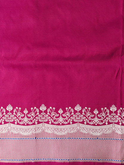 Yellow Handwoven Pure Kataan Kadhiyal Banarasi Saree