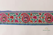 Load image into Gallery viewer, Blue Banarasi Border 7 Inch
