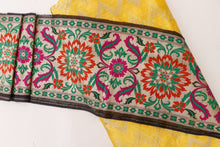 Load image into Gallery viewer, Black Banarasi Border 10 Inch
