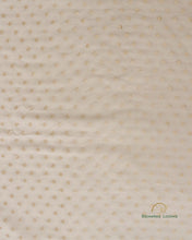 Load image into Gallery viewer, Cream Pure Munga Silk Buti Fabric
