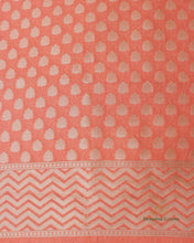 Load image into Gallery viewer, Peach Butidar Handwoven Chanderi Silk Two Piece Set
