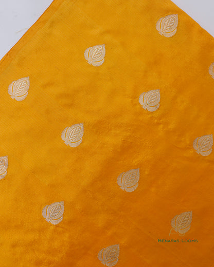 Mustard Pure Kataan Silk Fabric