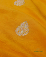 Load image into Gallery viewer, Mustard Pure Kataan Silk Fabric
