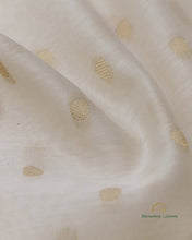 Load image into Gallery viewer, Handwoven Pure Chanderi Silk Dyeable Cutwork Banarasi Dupatta
