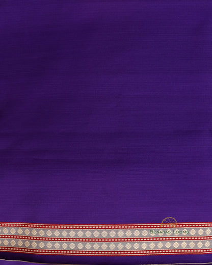 Orange Handwoven Pure Organza Silk Banarasi Saree