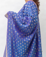 Load image into Gallery viewer, Purple Handwoven Pure Kataan Silk Banarasi Dupatta
