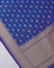 Load image into Gallery viewer, Purple Handwoven Pure Kataan Silk Banarasi Dupatta
