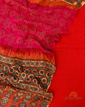 Load image into Gallery viewer, Handwoven Pure Silk Banarasi Unstitched Suit Set
