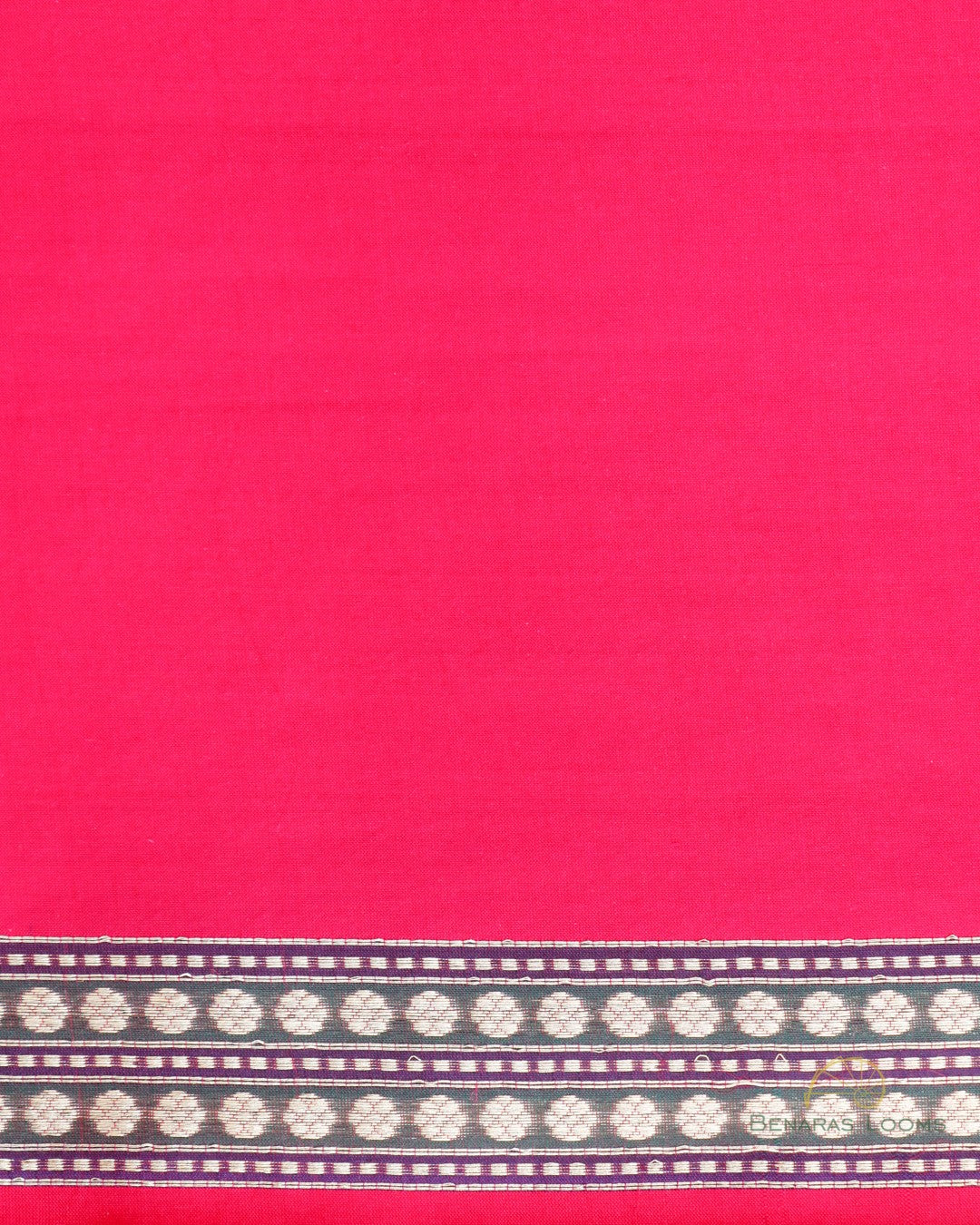 Pink Handwoven Pure Kora Silk Banarasi Saree