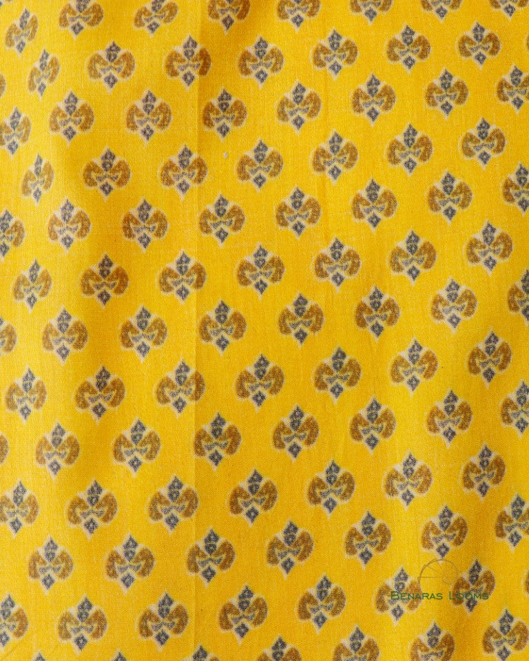 Digital Printed Pure Organza Benarasi Saree