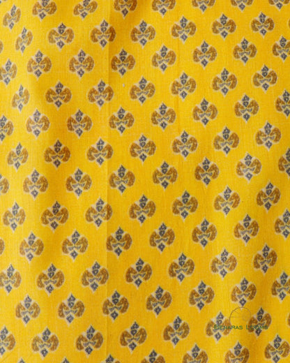 Digital Printed Pure Organza Benarasi Saree