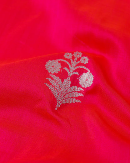 Handwoven Pure Kataan Silk Kadhua Buti Banarasi Saree