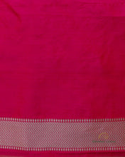 Load image into Gallery viewer, PRE-ORDER:Pink Handwoven Shikaargah Pure Kataan Silk Banarasi Sare
