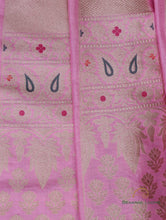 Load image into Gallery viewer, Eesha Light Pink Handwoven Pure Kataan Silk Banarasi Kalidar Lehenga
