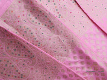 Load image into Gallery viewer, Eesha Light Pink Handwoven Pure Kataan Silk Banarasi Kalidar Lehenga

