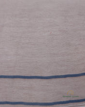 Load image into Gallery viewer, Purple Handwoven Pure Cotton Silk Tantuj Saree
